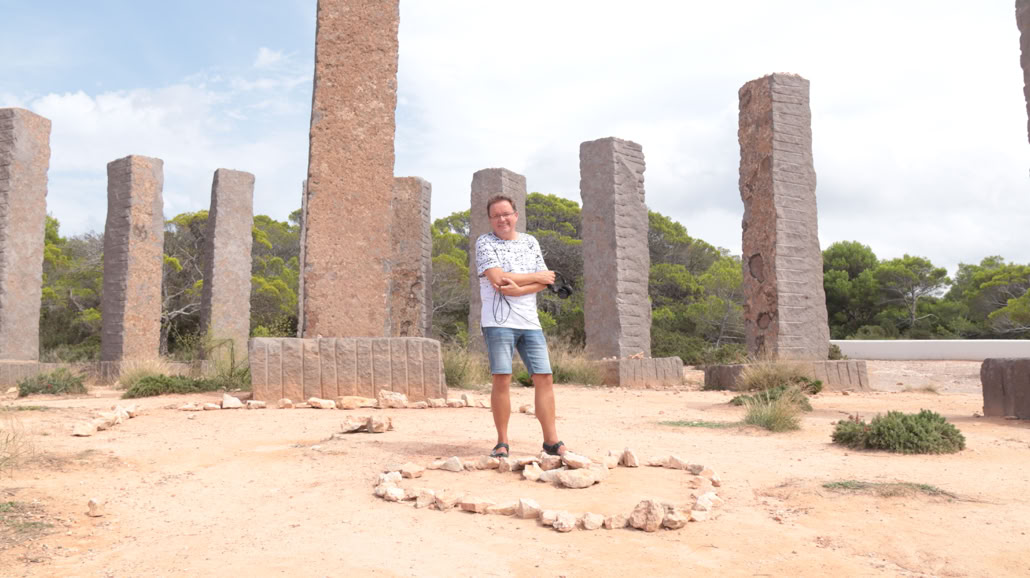 One of the iconics monumets in Ibiza - DJ of 69 collecting inspirations at Space & Times